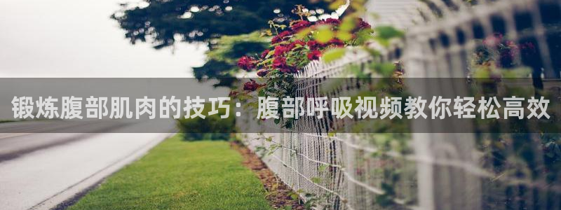 关键词：锻炼腹部肌肉的技巧：腹部呼吸视频教你轻松高效